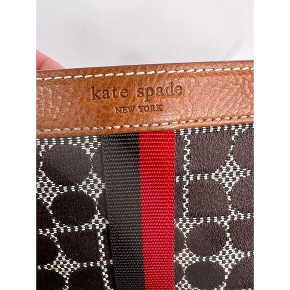 Kate Spade Zippered Wallet Wristlet Clutch Chrissy Classic Noel Chocolate NWT - Picture 7 of 9